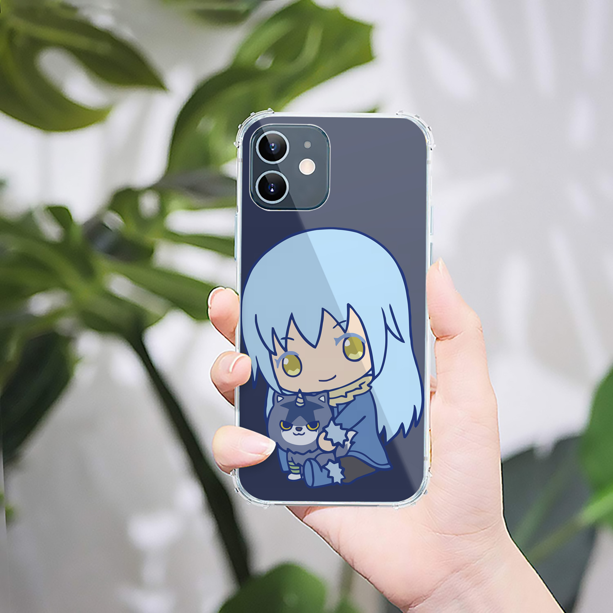 （画像用） 転スラ Regarding Reincarnated to Slime 【iPhone 12シリーズ対応】透明スマホケース（クリアソフトケース）